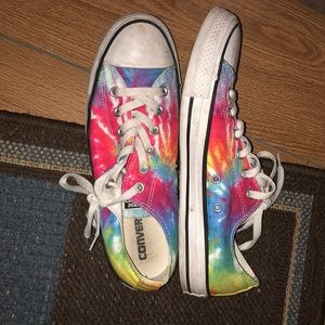 Tie dye converse
